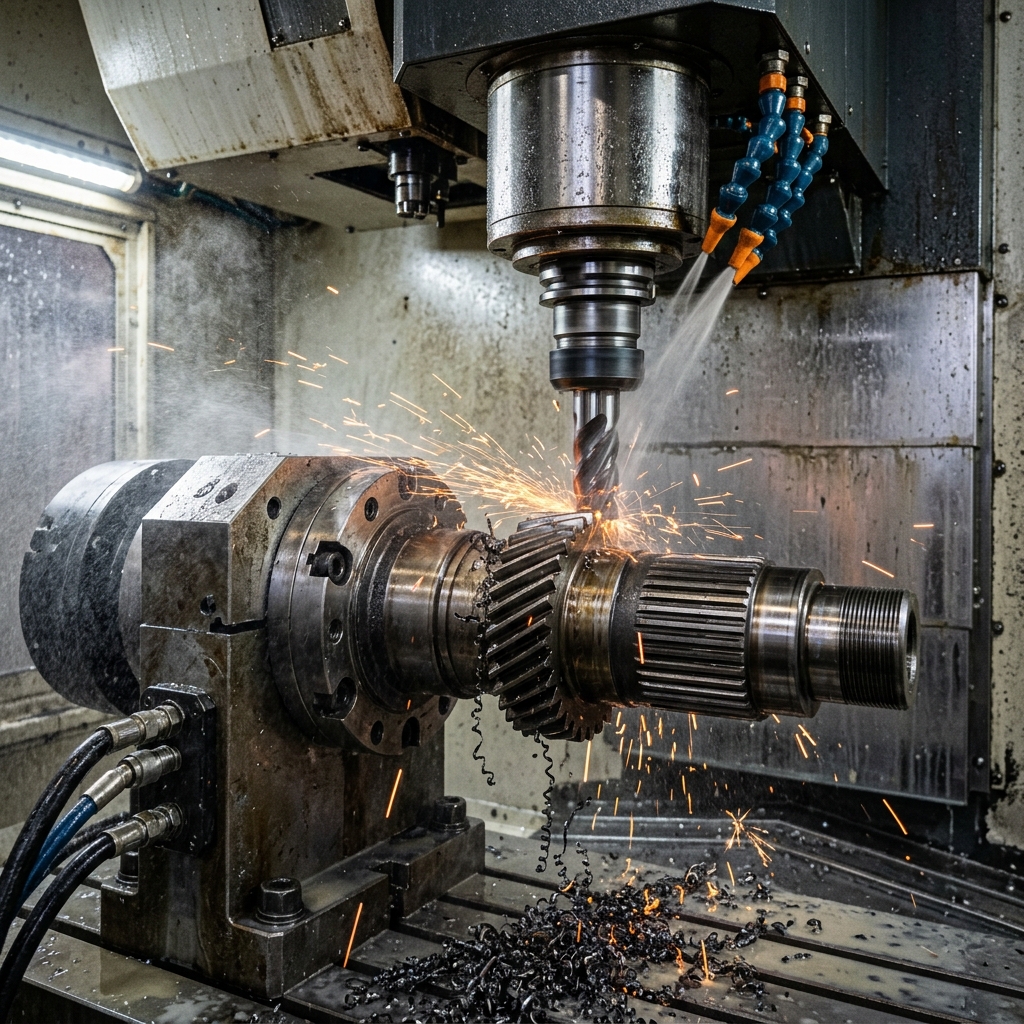 CNC Automated Gear Milling auto parts